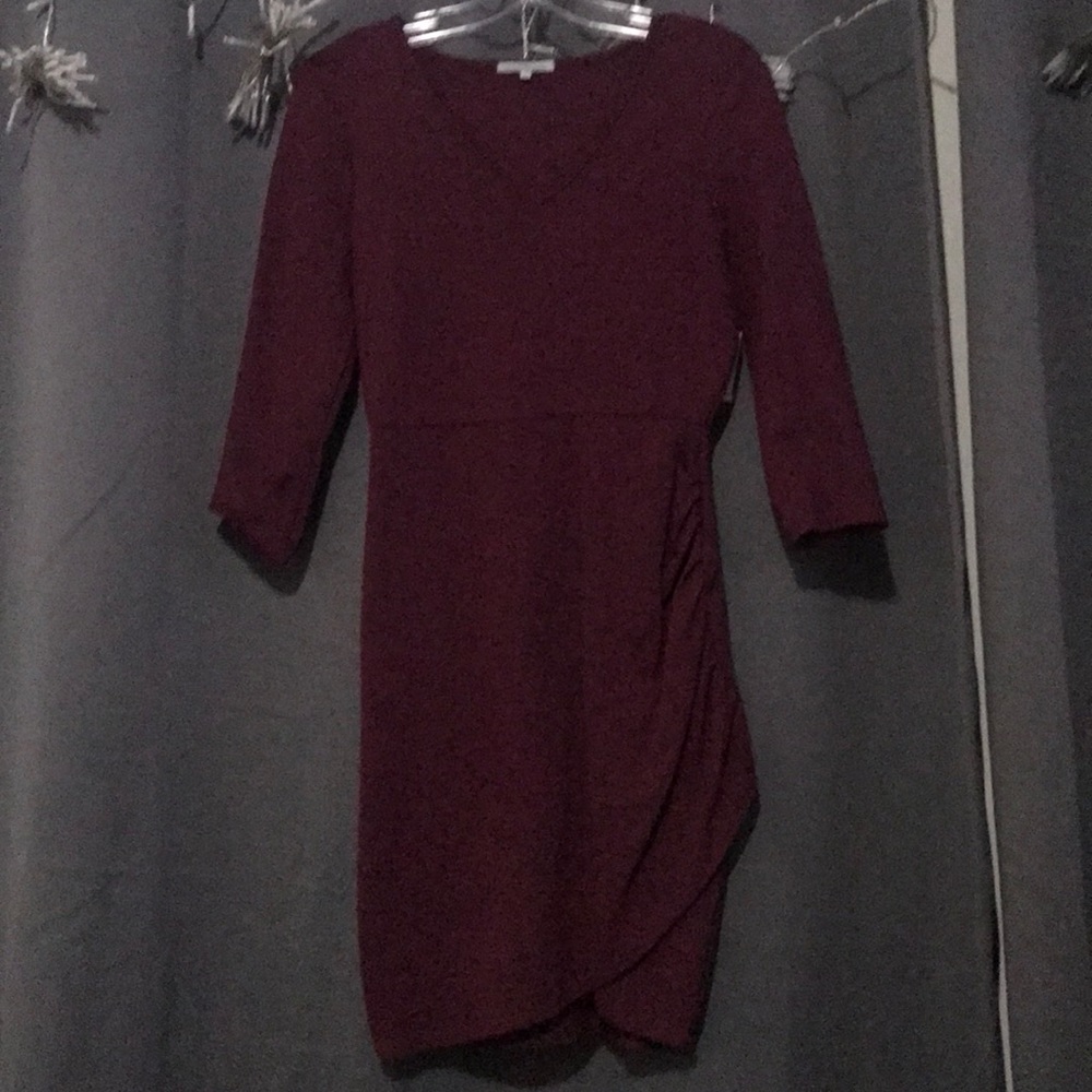 Burgundy Dress